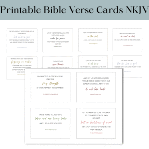 Printable Bible Cards NKJV Font Only Scripture Cards Printable Bible Cards NKJV Font Only Scripture Cards